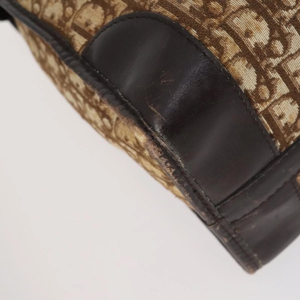 Christian Dior Trotter Canvas Boston Bag Brown - Picture 8 of 16